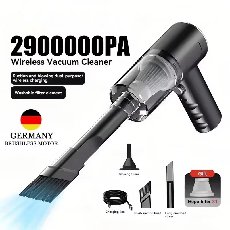 Portable Wireless Car Vacuum