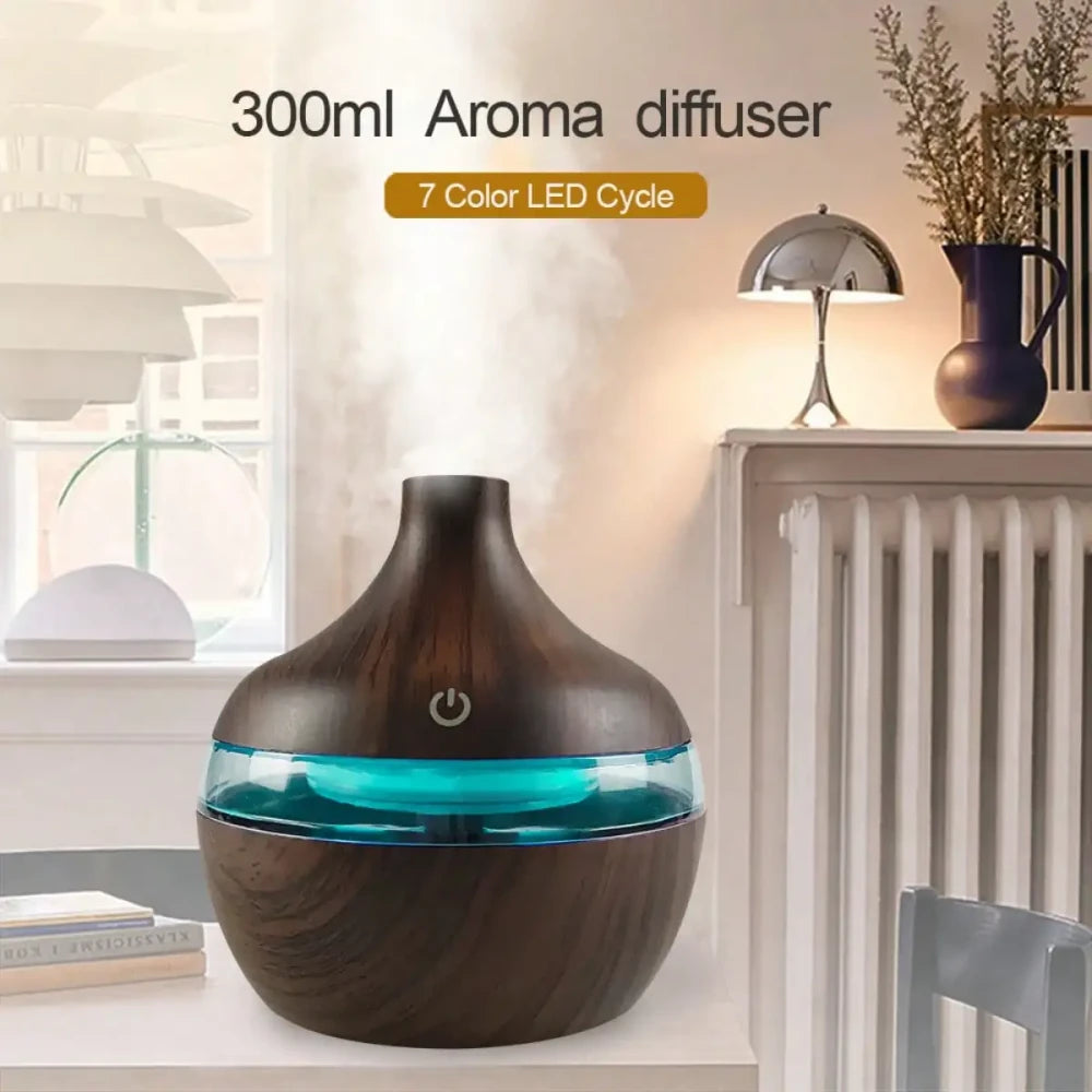Wood Aroma Diffuser and Humidifier