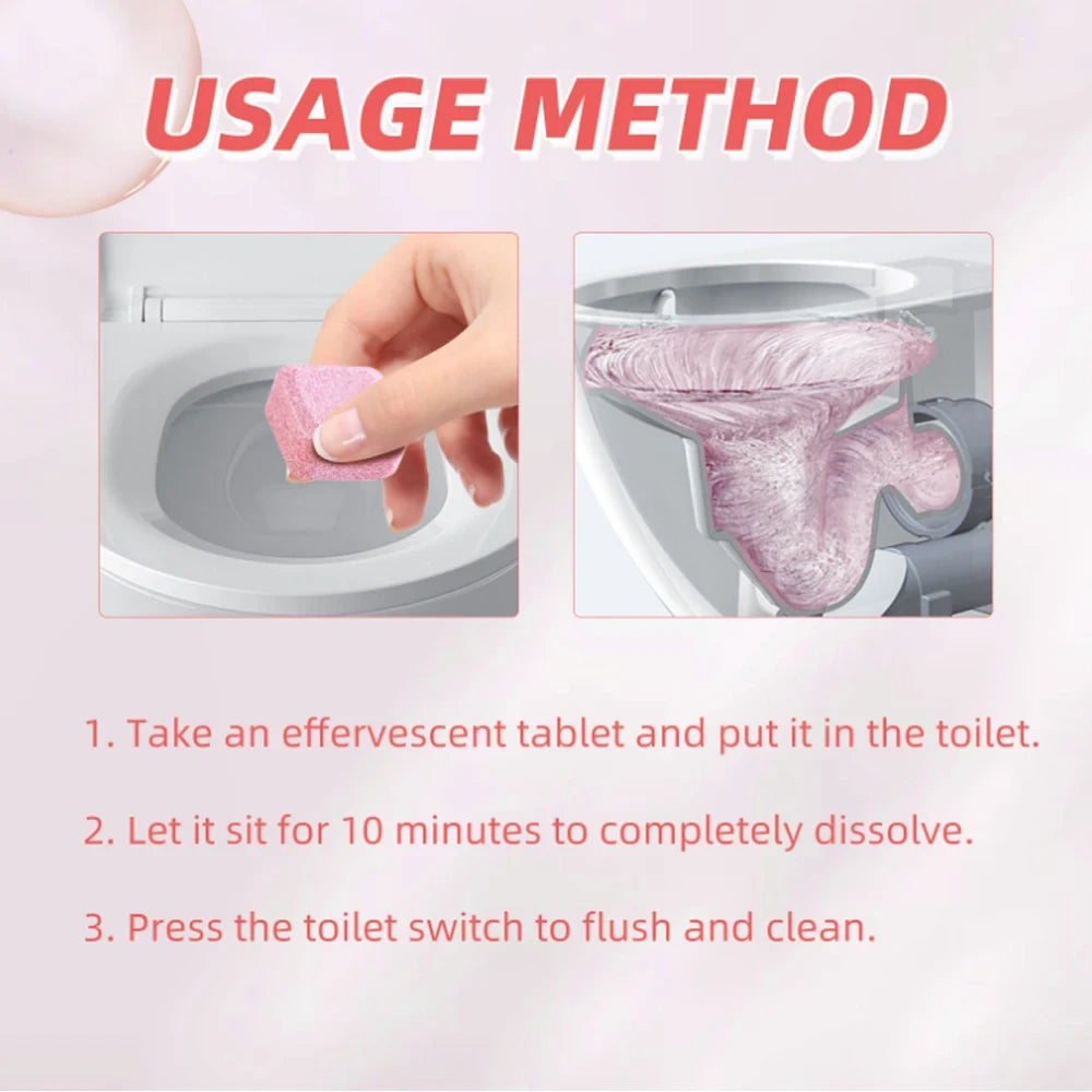 Effervescent Toilet Cleaning Tablets
