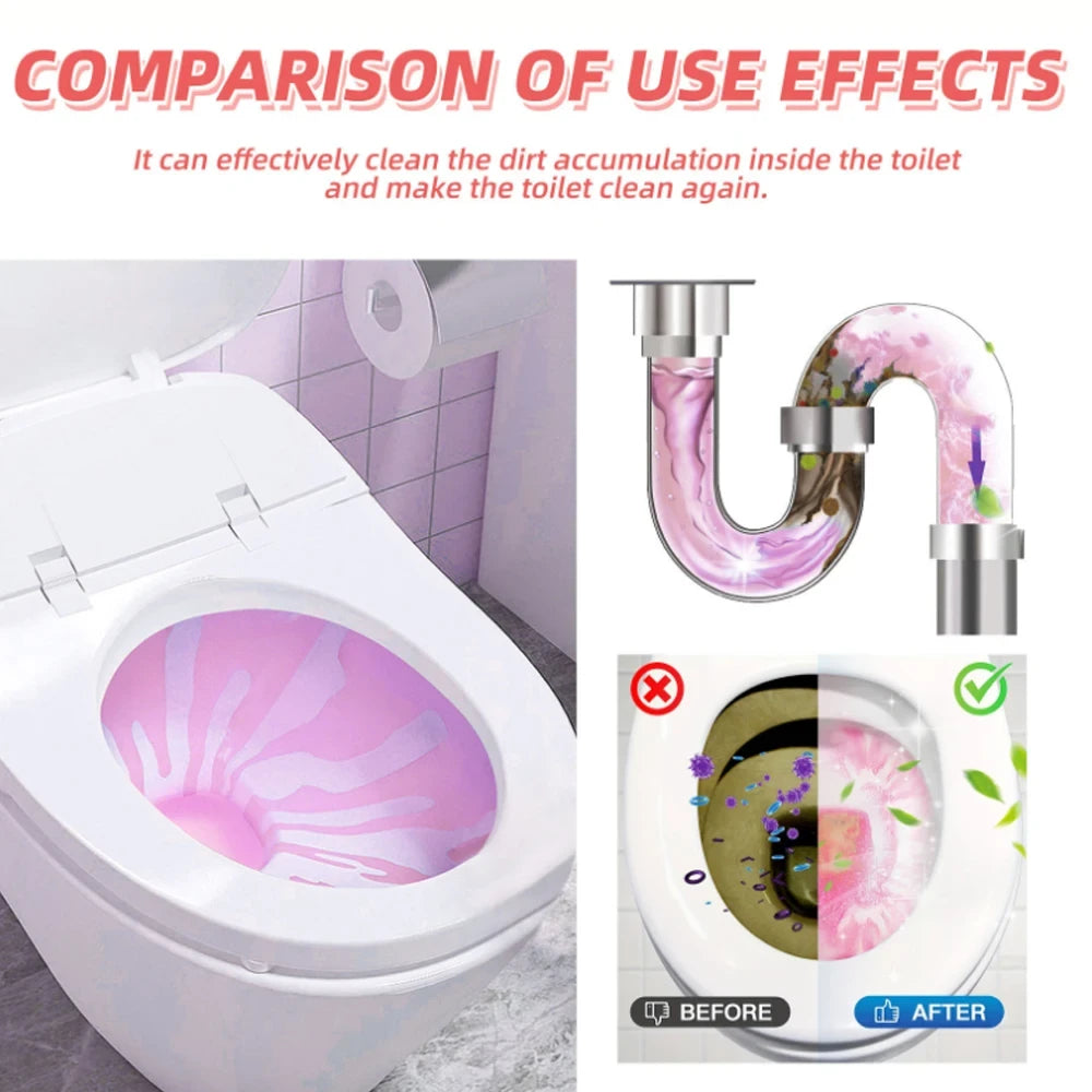 Effervescent Toilet Cleaning Tablets