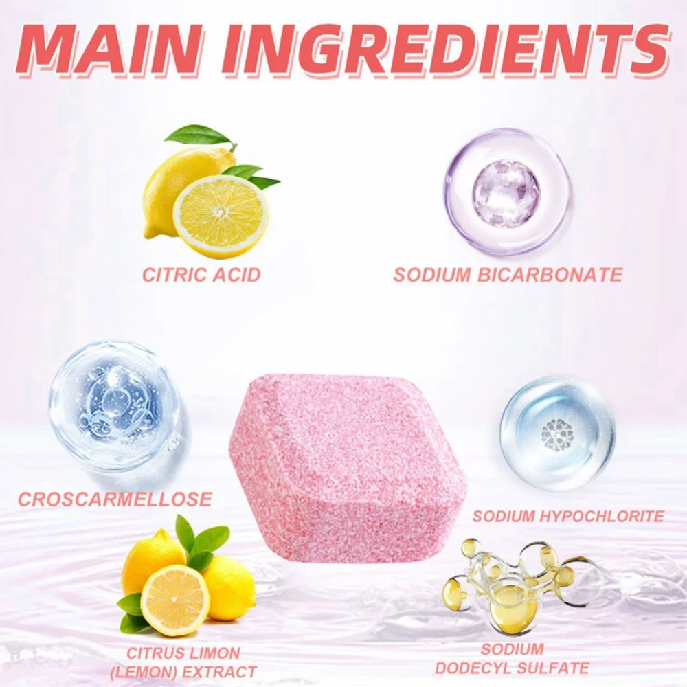 Effervescent Toilet Cleaning Tablets