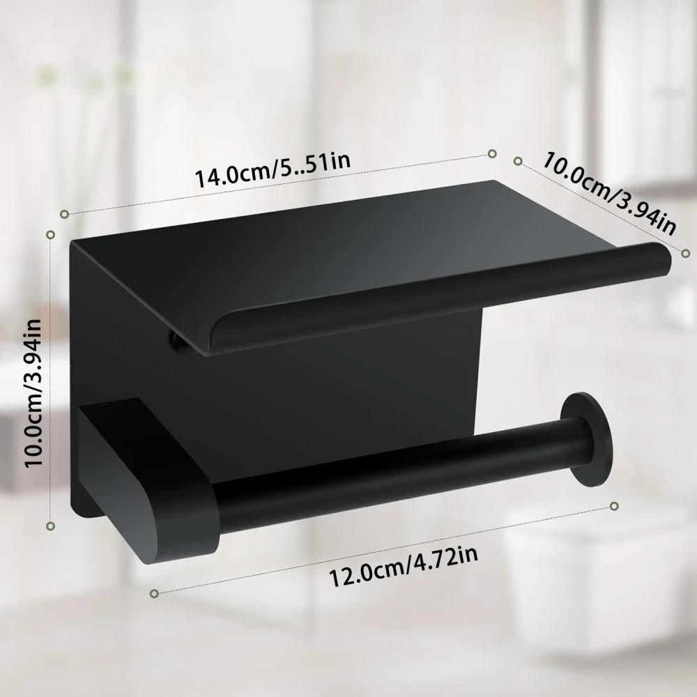 Adhesive Stainless Steel Toilet Paper Holder
