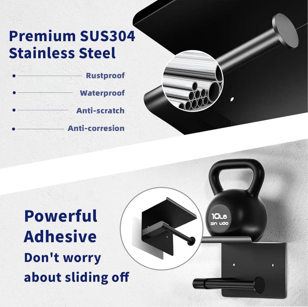Adhesive Stainless Steel Toilet Paper Holder