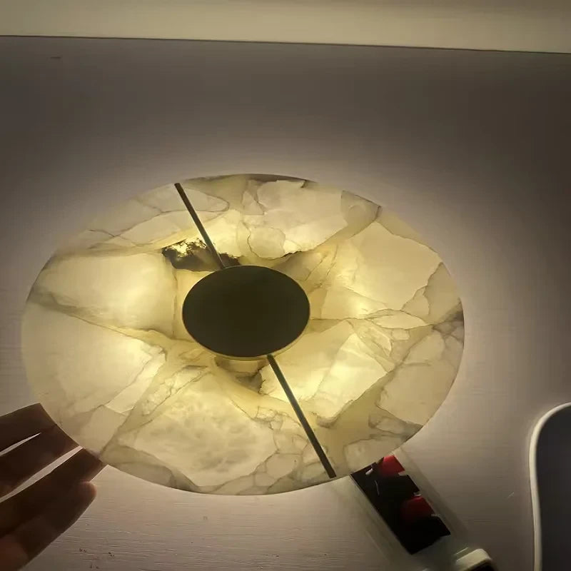 Alabaster Marble Wall Sconce