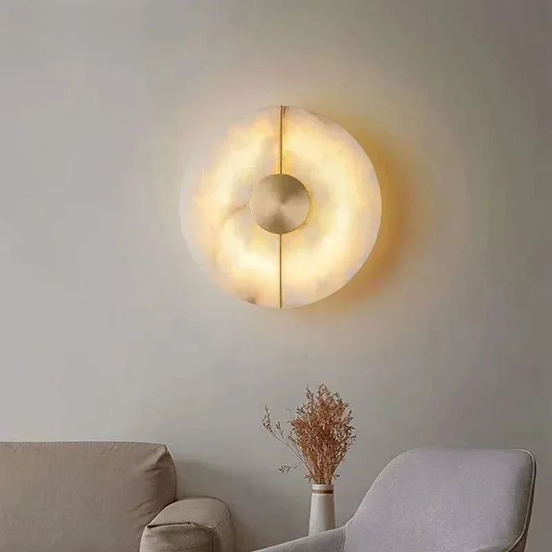 Alabaster Marble Wall Sconce