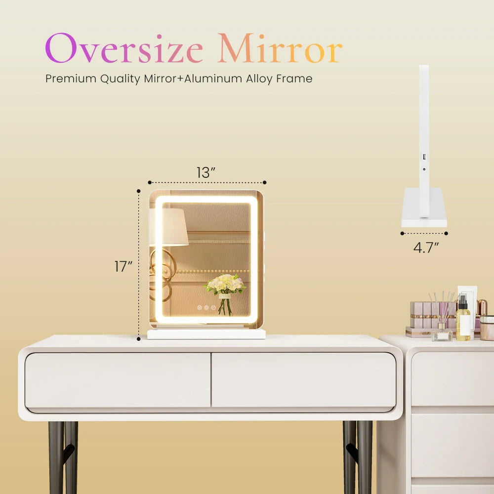Dimmable LED Vanity Mirror