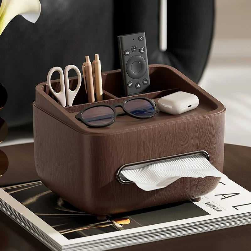 Wood Grain Multifunctional Storage Organizer