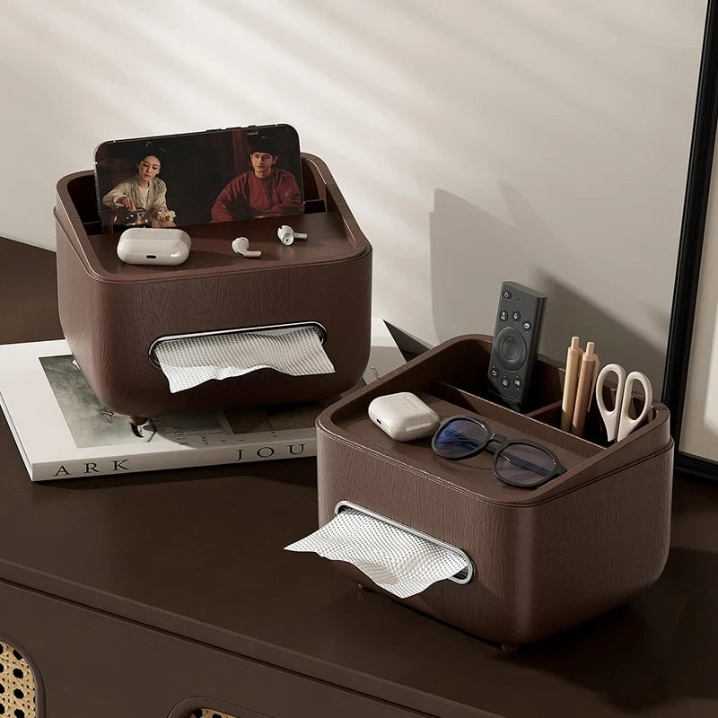 Wood Grain Multifunctional Storage Organizer