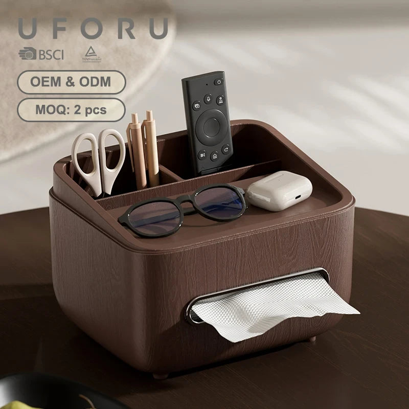 Wood Grain Multifunctional Storage Organizer