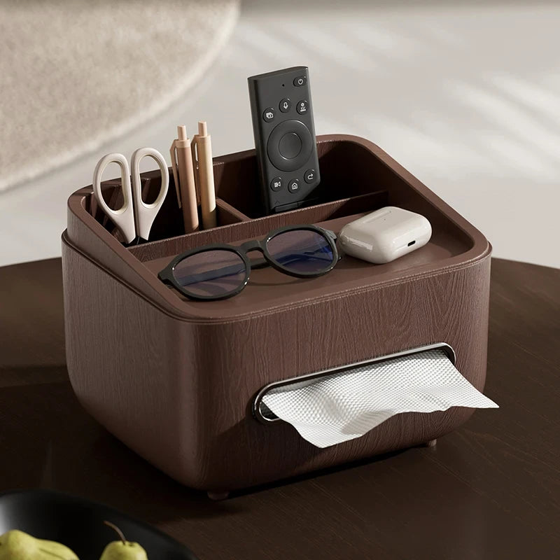 Wood Grain Multifunctional Storage Organizer