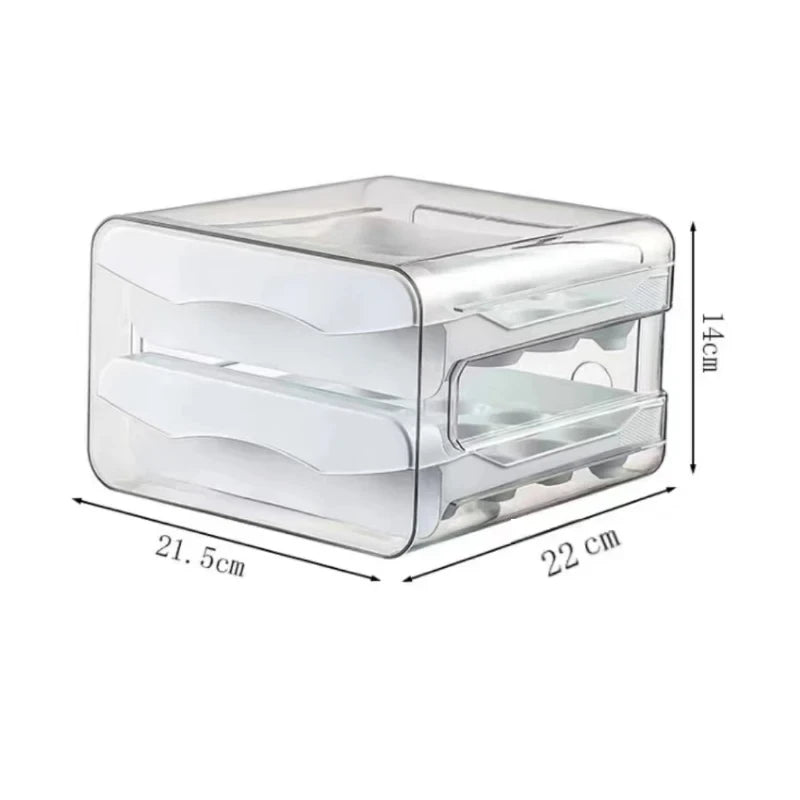 Two-Tier Sliding Egg Organizer