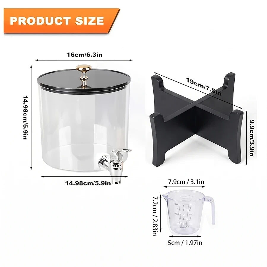 Clear Liquid Detergent Dispenser